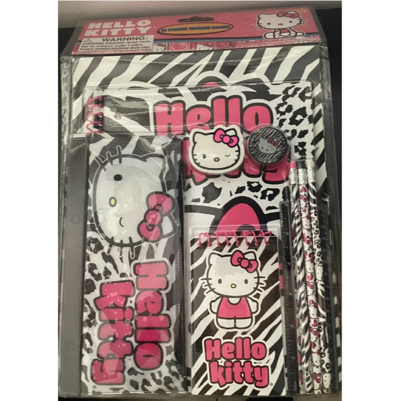 Hello Kitty 11 Piece Stationery Set Cute And Colorful School Supplies Kids Gift